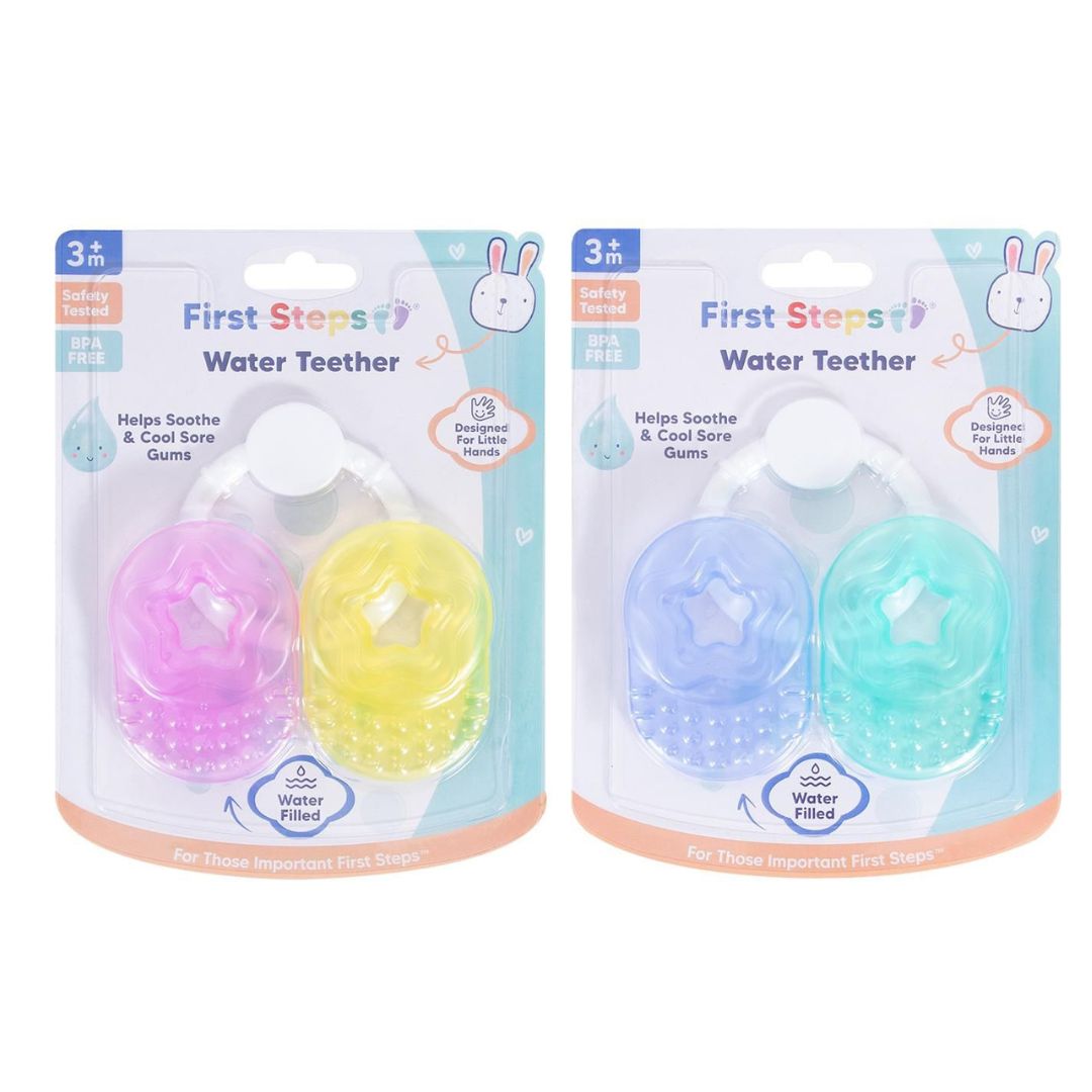 First Steps Water Filled Teether - 2 Assorted Colours